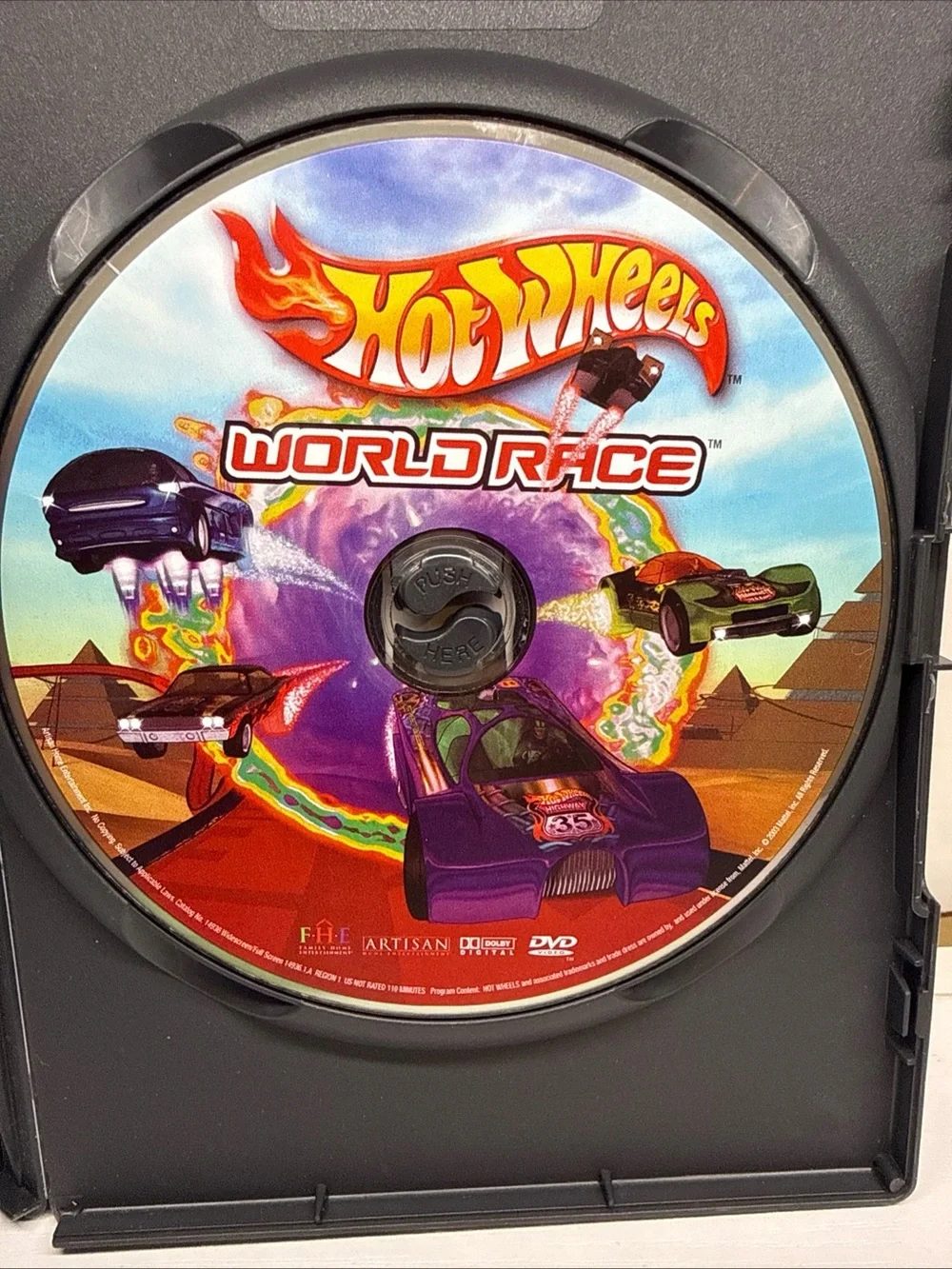 Hot Wheels World Race DVD Movie